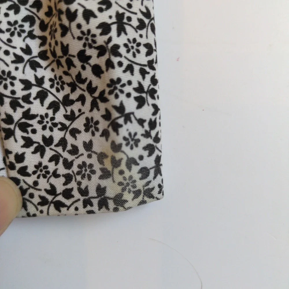 Vintage 60s Barbie Fashion Pak Clothing Outfit Black Knit Shell Top Floral Skirt
